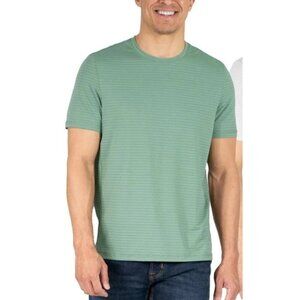 NWOT Soybu Men's M Green Striped Short Sleeve Active T-Shirt